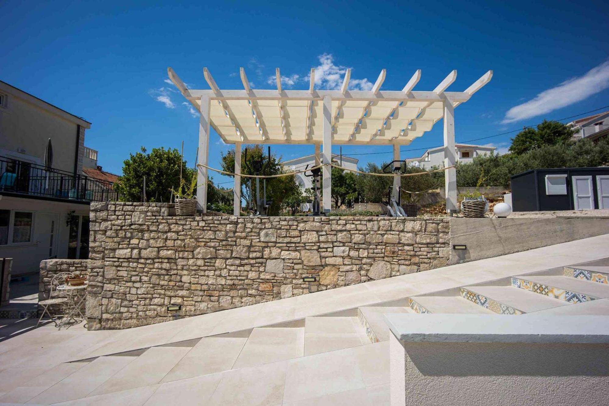 Boutique Guesthouse Sveti Petar, On The Beach, Heated Pool & Boat Berth - Adult Only Nečujam エクステリア 写真